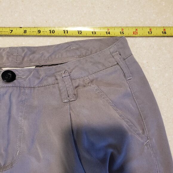 Sundance 100% Tencel Dark Gray Slanted Zip Fly Slacks Pants Size 10 - Picture 8 of 10